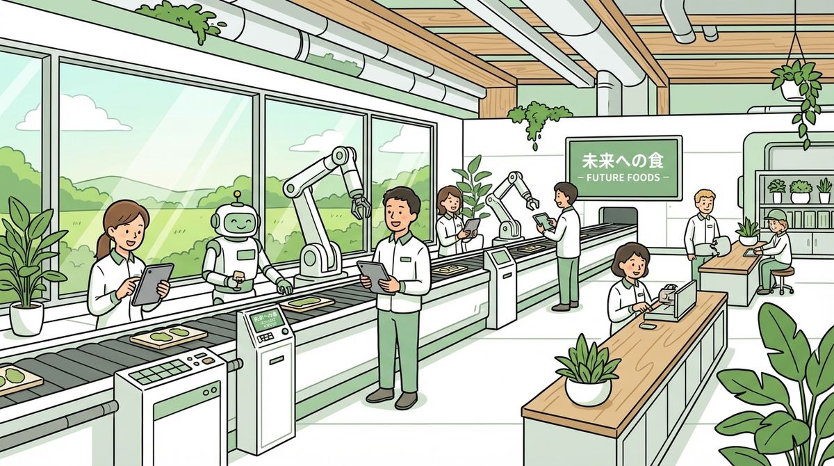 デジタル化された食品工場の明るい未来