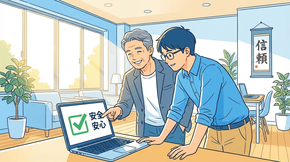 ITパートナーと相談する社長